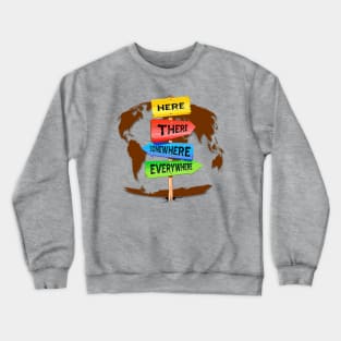 Directions Panels Wanderlust Crewneck Sweatshirt